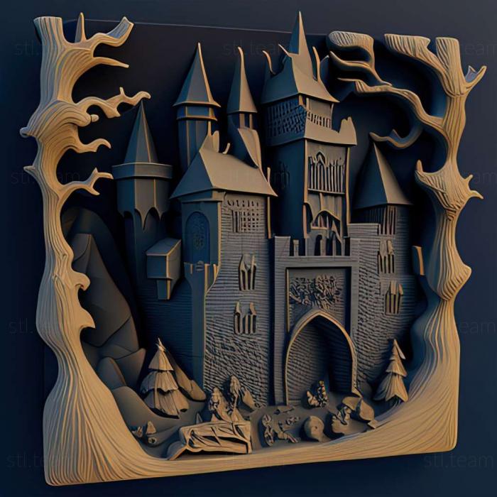 3D model Castle Doombad game (STL)